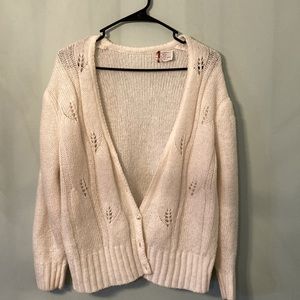 White design cardigan